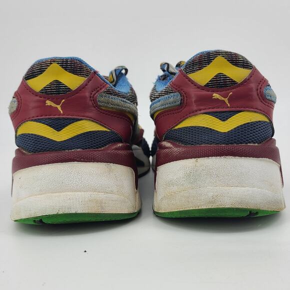 Puma RS-X3 Mix Dark Denim Burnt Russet Multicolored Sneaker Shoes Mens US 11.5 - Picture 8 of 12